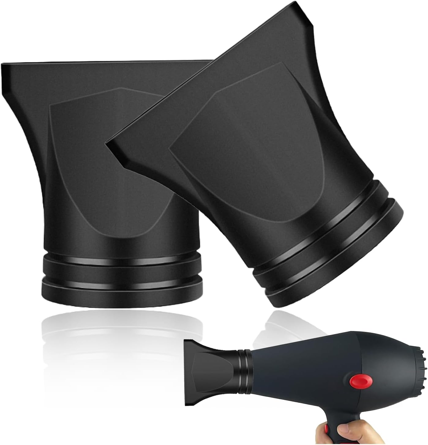 YAFIYGI universal hair dryer attachment nozzle front view for salon styling.