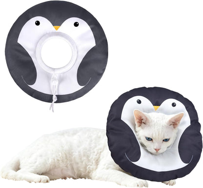 Cat Cone Collar Soft, Medium Waterproof Cat Recovery Collar for Wound Healing After Surgery or Neutering Alternative to Elizabethan Collars Medical Neck Cone for Cats and Puppies - Image 9