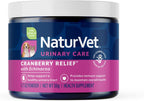 NaturVet Cranberry Relief Plus Echinacea packaging overhead angle