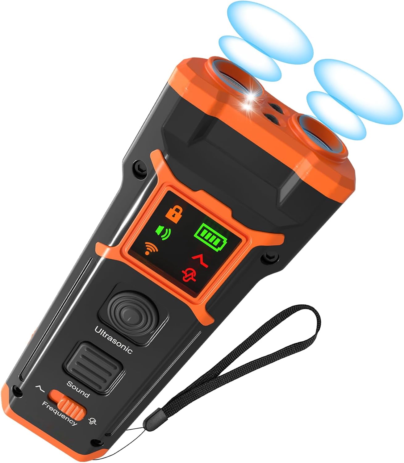 Dog Training Bark Deterrent Device, Anti-Barking Device for Dogs, Stop Bad Behavior Without Yelling or Swatting, Ultrasonic Stopper Alternative to Shock Collar (Orange) - Image 9