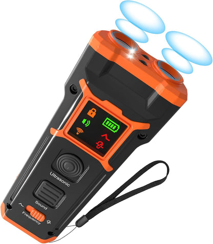 Dog Training Bark Deterrent Device, Anti-Barking Device for Dogs, Stop Bad Behavior Without Yelling or Swatting, Ultrasonic Stopper Alternative to Shock Collar (Orange) - Image 9