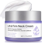 Zixaok neck firming cream jar front view displaying purple label and product details