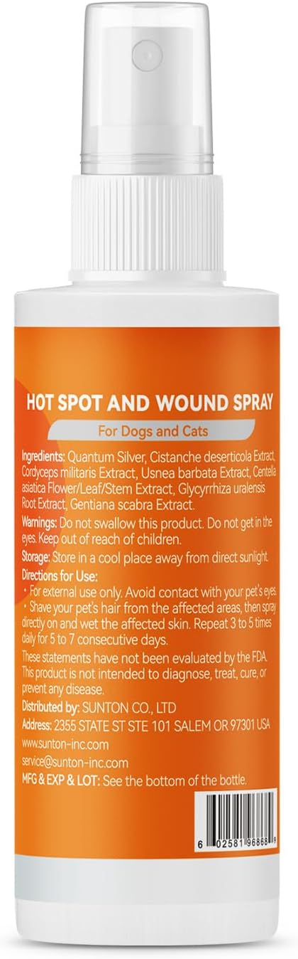 Puainta authentic premium imported pet care spray side label