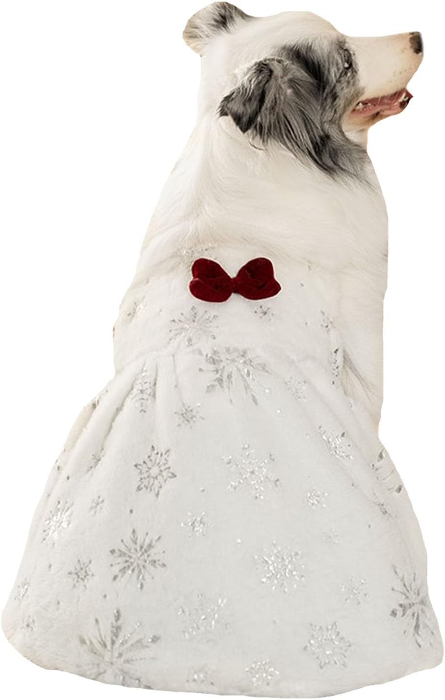 FLAdorepet Large Dog Princess Dress,Pet Christmas Holiday Wedding Princess Dress Costume Outfits for Extra Large Dogs Girl,Soft Stain Summer Pet Clothes Vest Apparel (White, 6XL) - Image 10