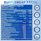 Fidernic Eye Vitamins 150 softgels supplement facts label view