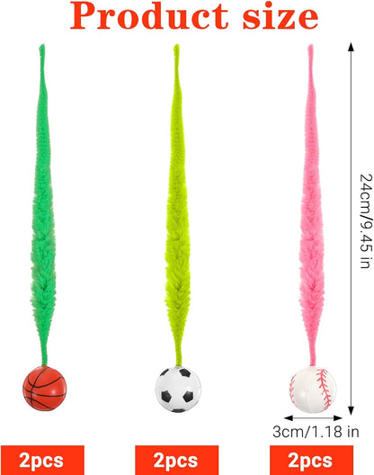 Classicseali sports themed cat balls with colorful tails