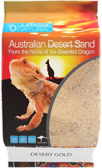 Premium imported red sand for bearded dragons showcasing excellent heat retention properties.