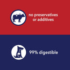 Safe digestible dog teething treats chicken flavor