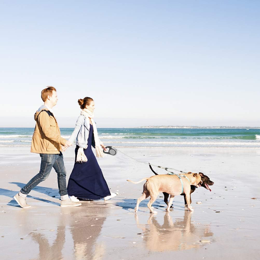 Kooltail retractable leash showing 360 degree swivel