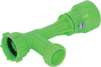 Python aquarium replacement pump front view green plastic valve