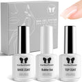Bolt Bee builder gel nail extension kit front view showing three bottles
