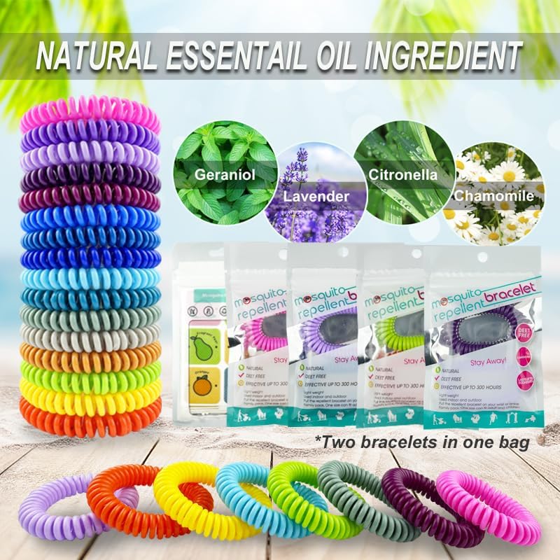 BuggyBands individual bracelet packaging and natural ingredients