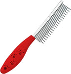 Durable rust proof stainless steel pin comb designed for thick pet fur dematting
