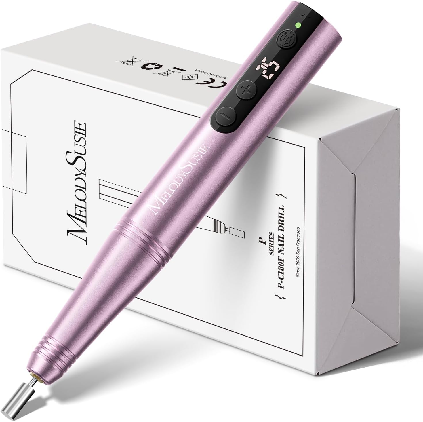 MelodySusie PC180F portable electric nail drill front view