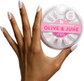 Olive And June Instant Mani Chrome French press-on nails front view commercial photo