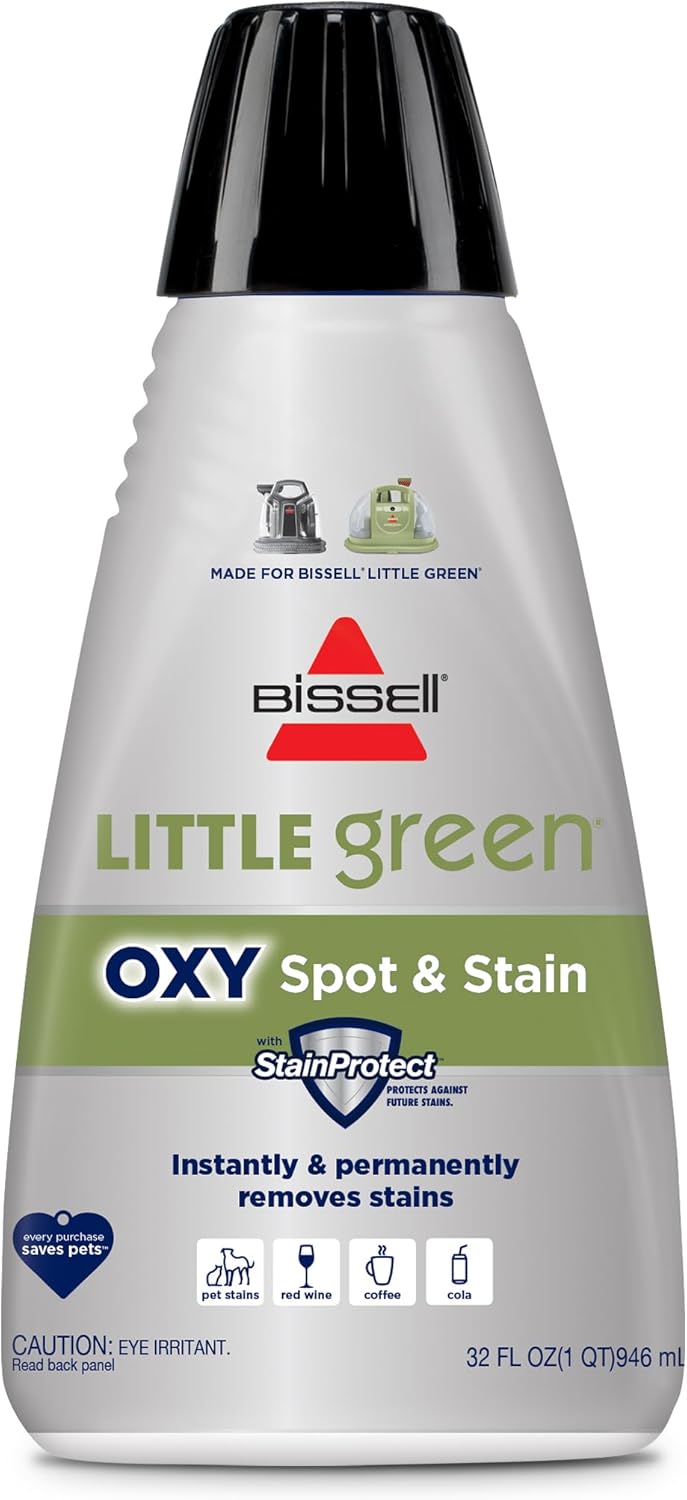 NEW BISSELL Little Green Pro Oxy Spot & Stain Super Concentrate Cleaning Formula for Portable Deep Cleaners,6 Super Concentrate Pouches,(Pack of 2) - Image 12