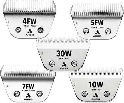 Generic Ceramic Edge wide clipper blade replacement piece placed flat on a grooming table.