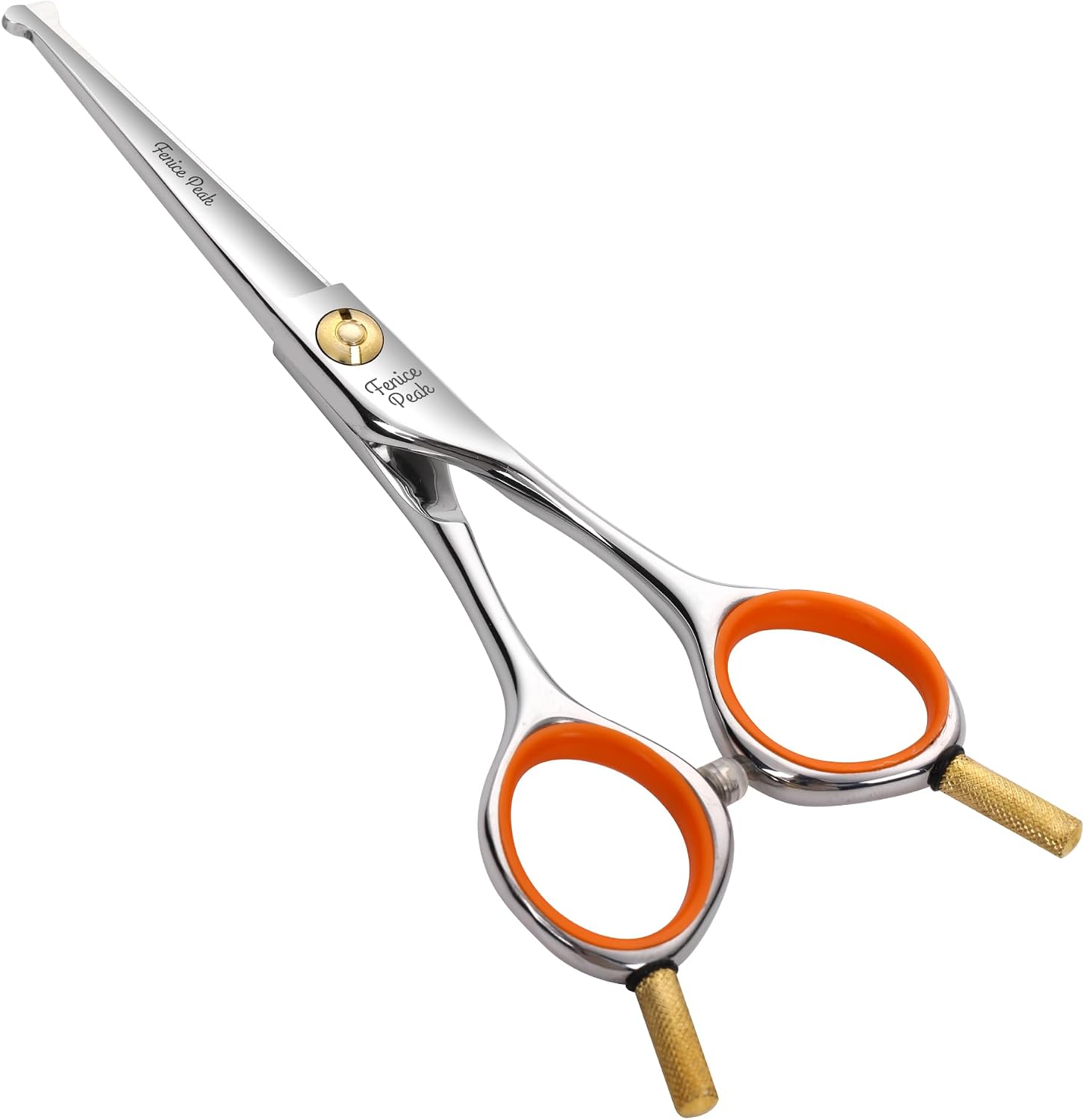 5'' Small Curved Scissors Lightweight Dog Cat Grooming Scissors with Safety Round Tip JP440C Stainless Steel Sharp Blades for Body Facial Nose Ear and Paw Hair Easy Use - Image 9
