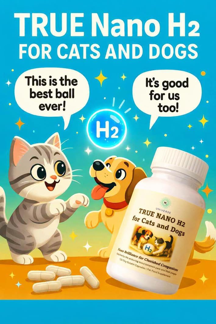 True Nano H2 antioxidant supplement for animal cellular recovery