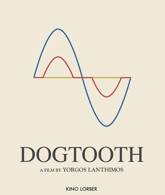 Authentic imported special edition Dogtooth movie disc casing showing the reverse side overview and official film credits.