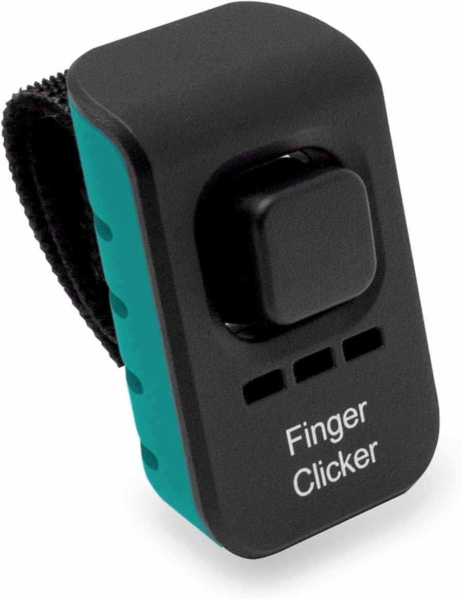 Educator Dog Training Finger Clicker with Audible Sound for Positive Reinforcement, Behavior and Obedience Pet Trainer, Blue - Image 9