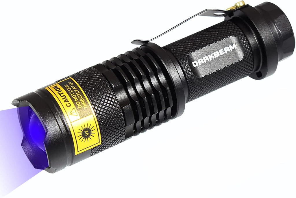 DARKBEAM UV 395nm Flashlight Ultraviolet led Light Blacklight Wood's lamp Portable 400nm Mini Detector for Dog/Cat Urine Pet Stains, Anti-counterfeiting Identification, Resin Curing, AA - Image 11