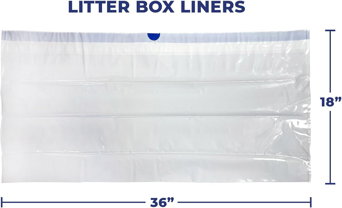 PawLyfe 20 count box of premium unscented cat litter pan liners