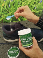 Irish podiatrist formulated shoe deodorizer for trainers and work boots