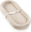 I Love My Kid wipeable baby changing pad front view showing the contoured waterproof oatmeal surface.
