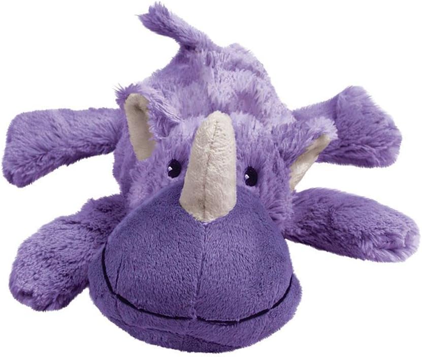 KONG plush alligator pet toy showing minimal filling design