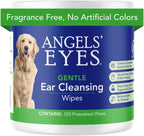 Angel's Eyes Gentle Tear Stain Wipes for Dogs and Cats - 100 Ct - Presoaked Textured (AEGTSW100) - Image 9