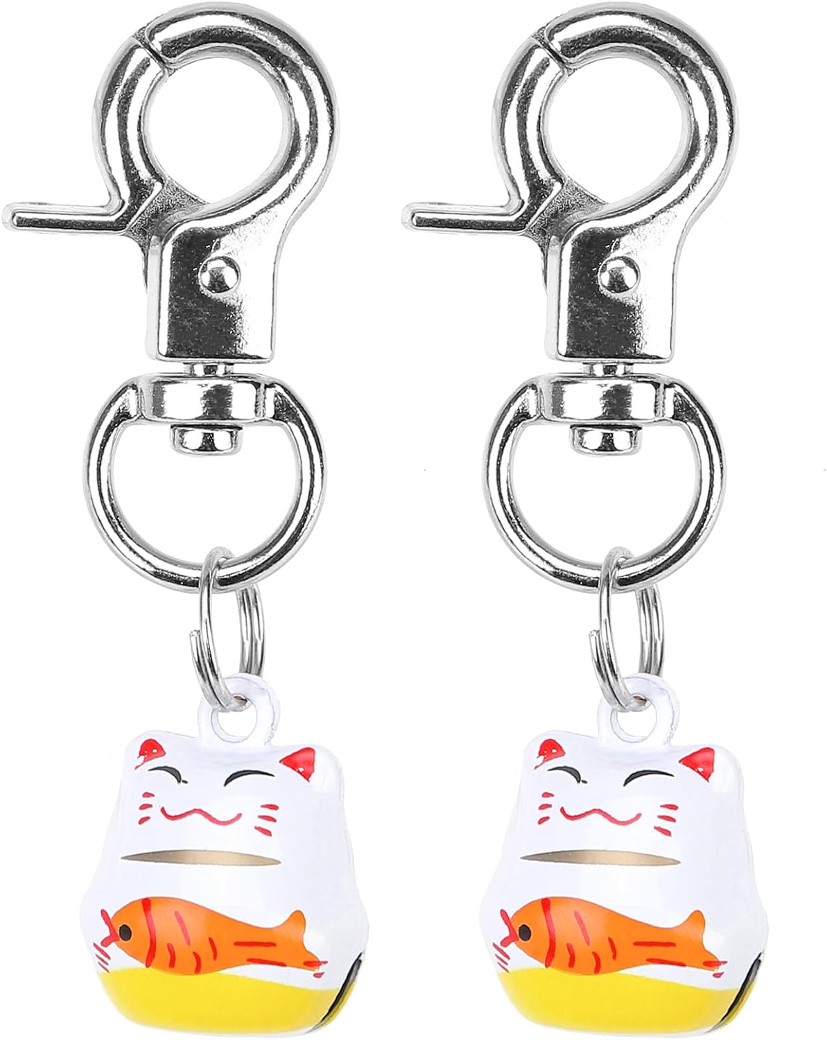 EXPAWLORER Pet Bells for Dog Cat Collar Charm - 2 Pack Cat Collar Accessories Bells Loud, Pet Jingle Ornament Training Pendant Neck Decoration Strawberry Shaped, Tracker for Saving Birds, Pink - Image 10