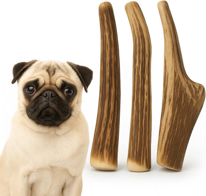 Whitetail Naturals Deer Antler Dog Chews (3 Pack Medium) - Wild Sourced, Naturally Shed Whole Antlers for Dogs - Long Lasting Dog Bones for Power Chewers - Image 14