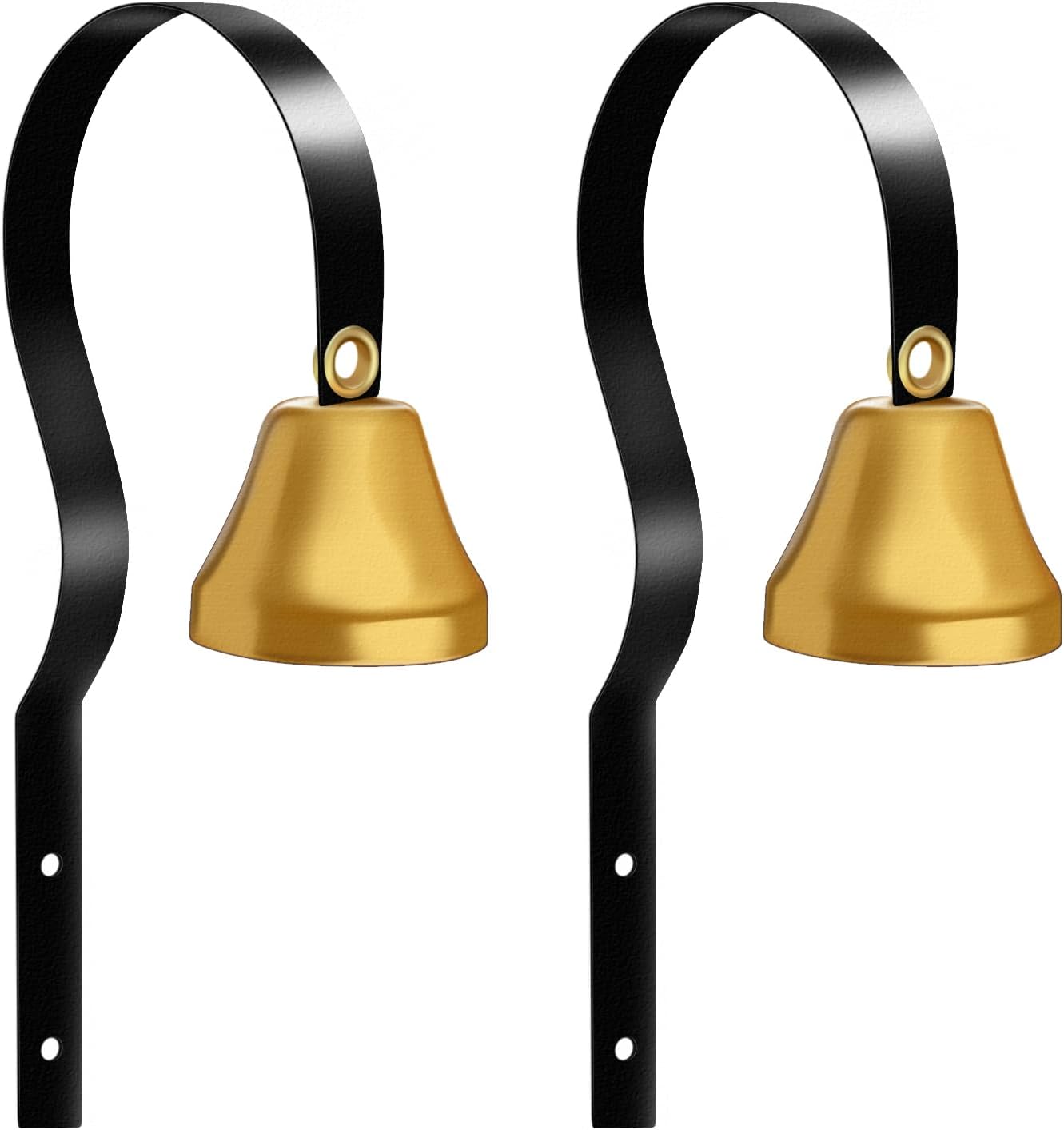 Flylin metal dog doorbell and shopkeeper bell front view