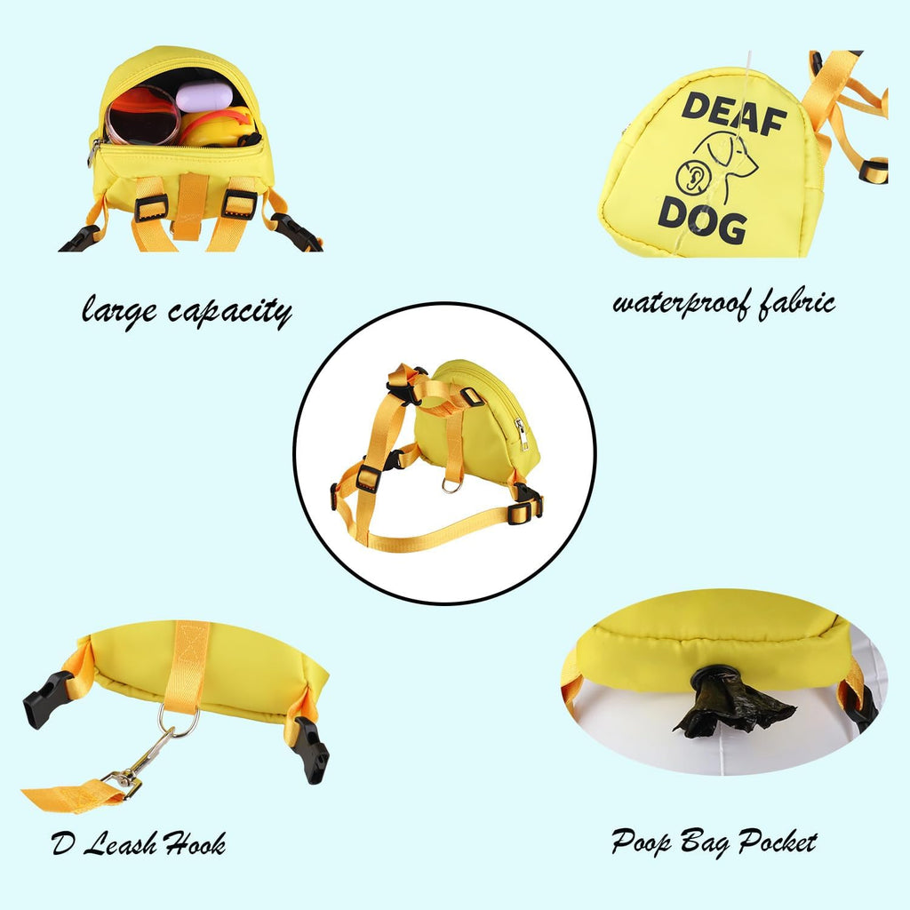Vamsii dog walking travel pouch with built in poop bag dispenser close up
