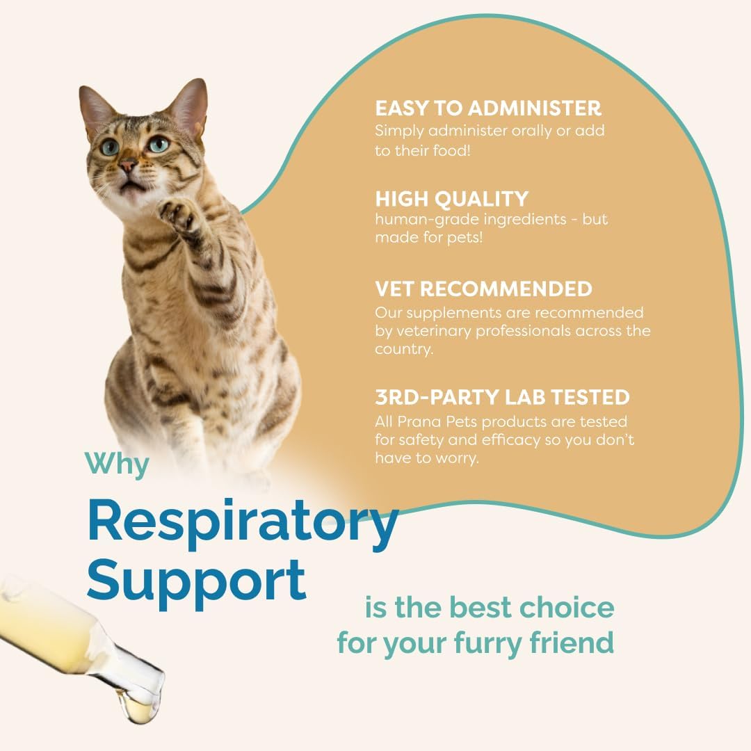 PranaPets breathing comfort supplement ingredients panel