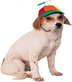 Close up of Rubie's pet propeller hat showing elastic strap