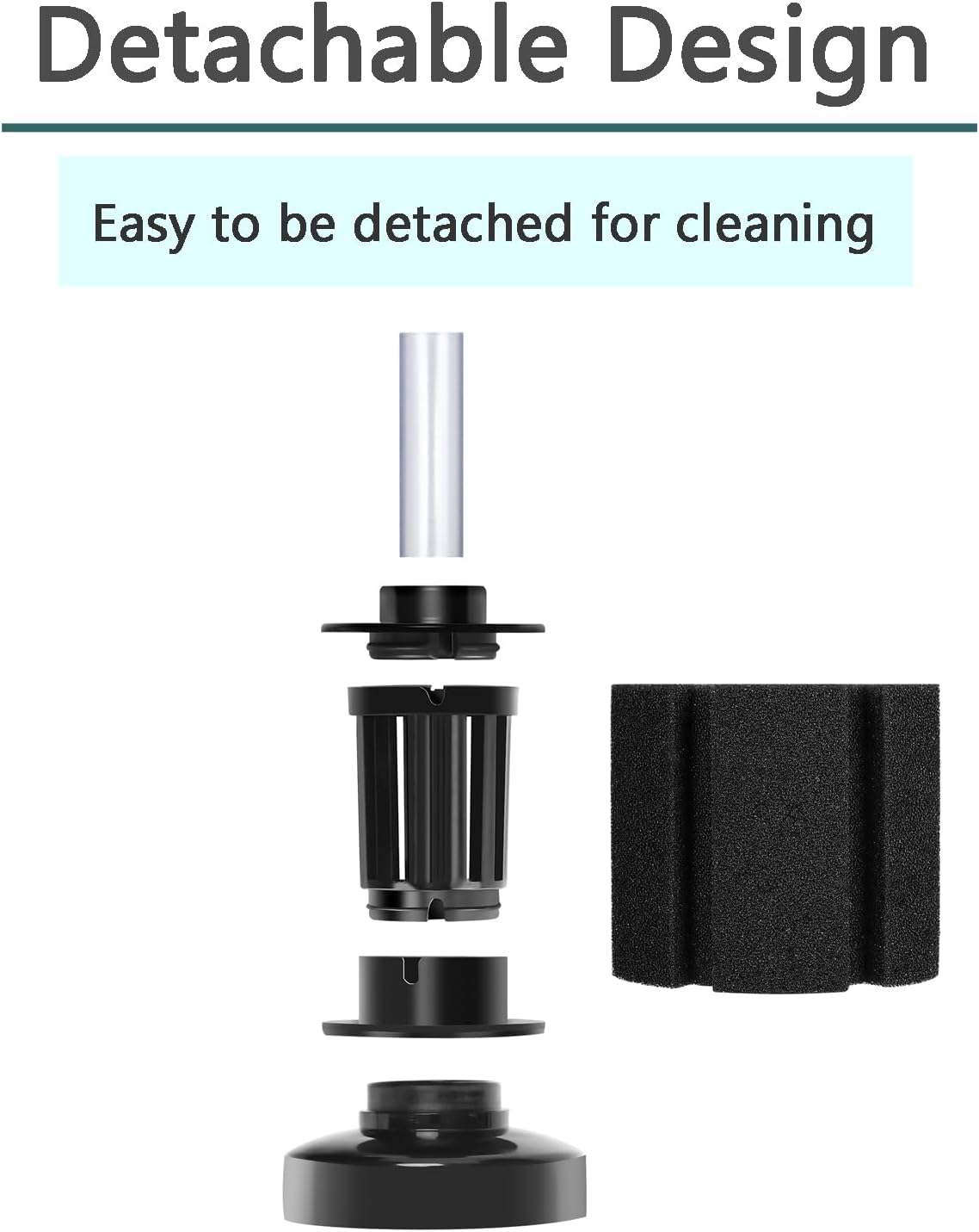 AQUANEAT small fish tank filter for betta and shrimp setups