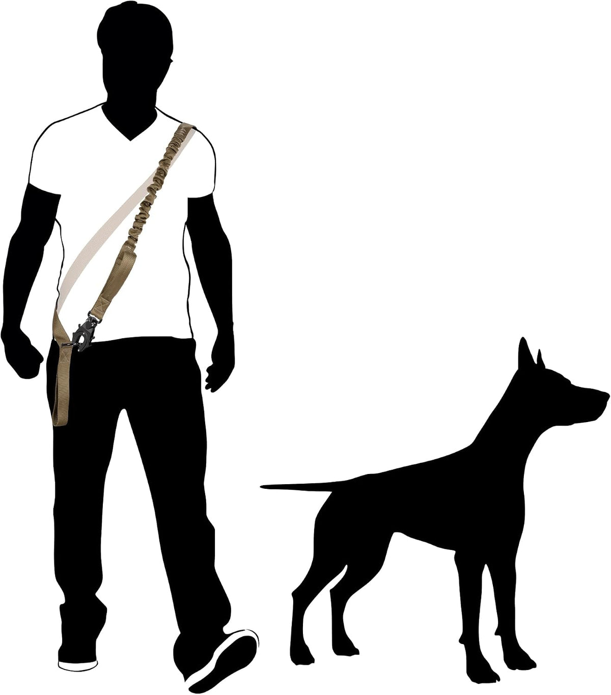 ICEFANG military K9 style premium dog leash with professional grade hardware