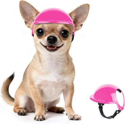 Dog Helmet for Small Dogs, XSmall Chihuahua Dog Motorcycle Helmets with Ear Holes, Pet Safety Hat Extra Small Doggy Helmet for Puppy & Cats Head Protection, Adjustable, Black XS - Image 11