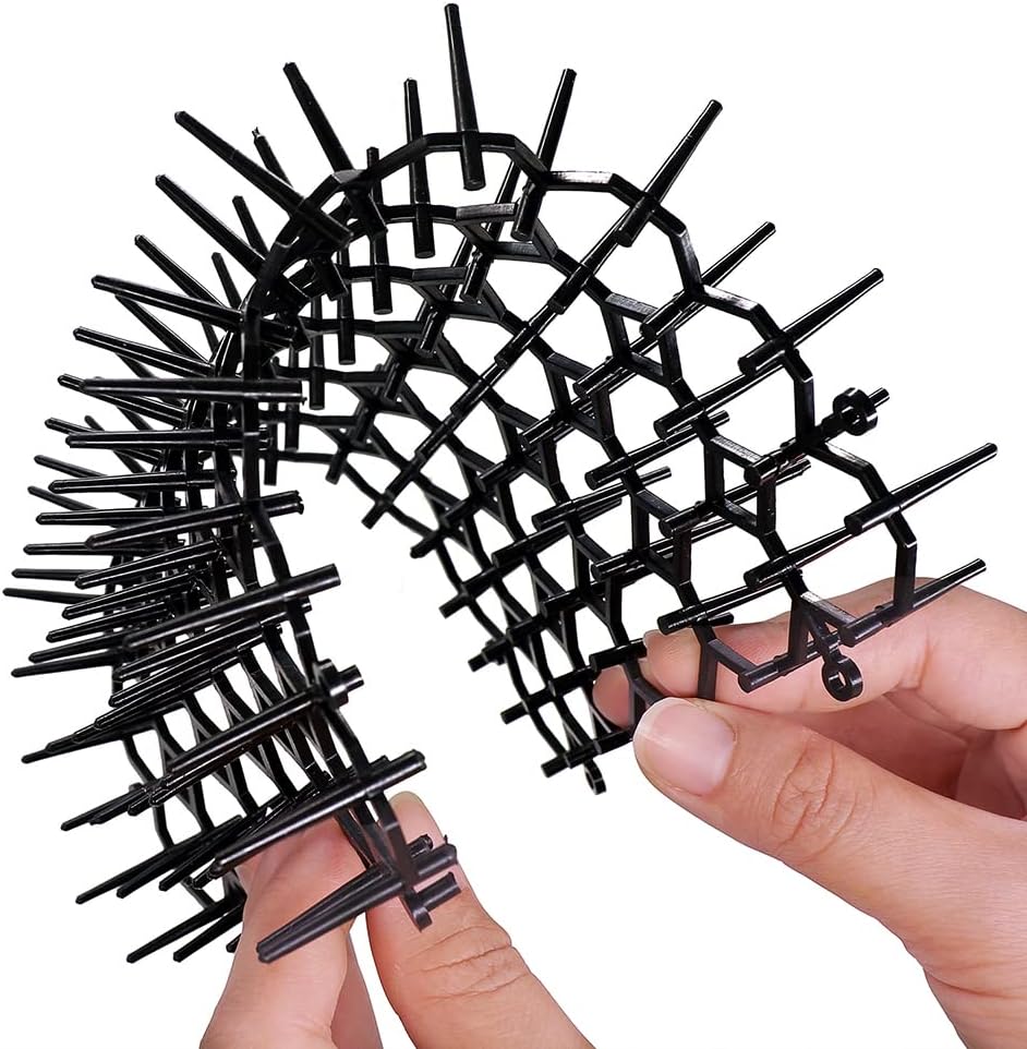 Accessory kit including garden staples, cable ties, and sticky discs