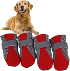 Adjustable Velcro strap detail on Sunweihaoa dog booties