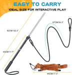 High tension nylon rope attachment on the YILAKO interactive dog training stick
