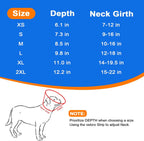Joypig comfortable pet cone alternative showing strong fasteners