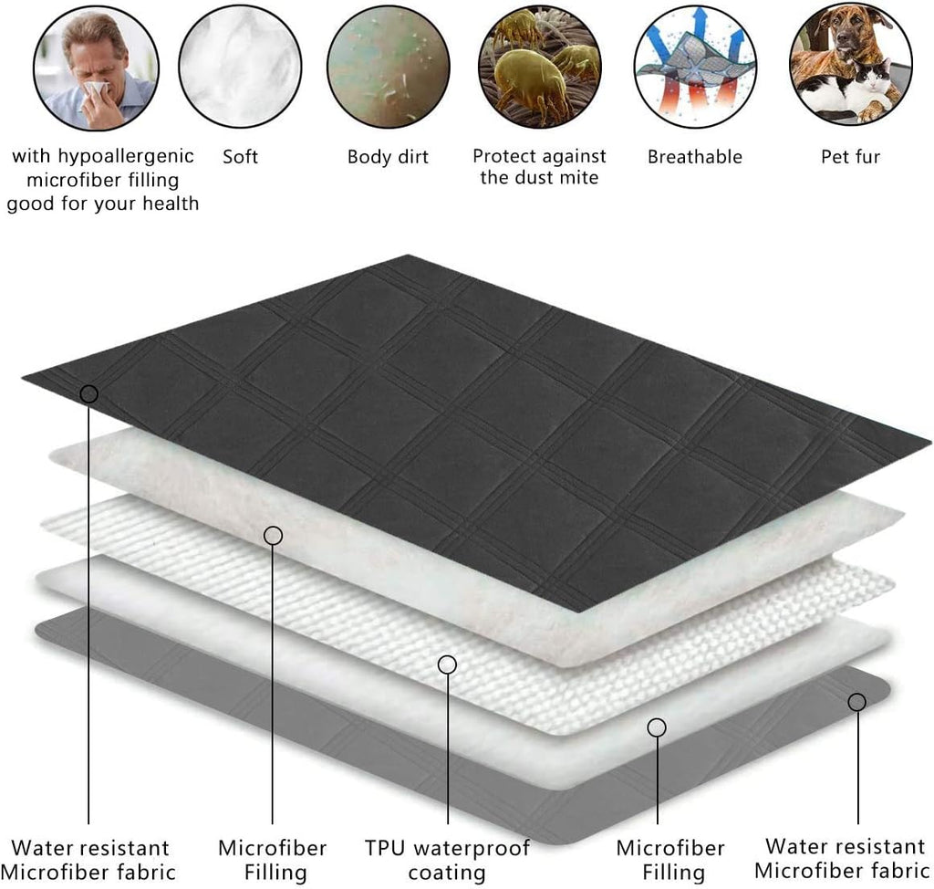 Fuguitex small dog blanket draped over a living room sofa cushion showing its scratch resistant protective qualities.