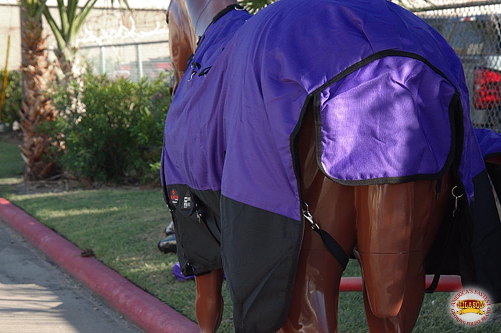 Hilason premium equine winter protection blanket with fleece wither padding