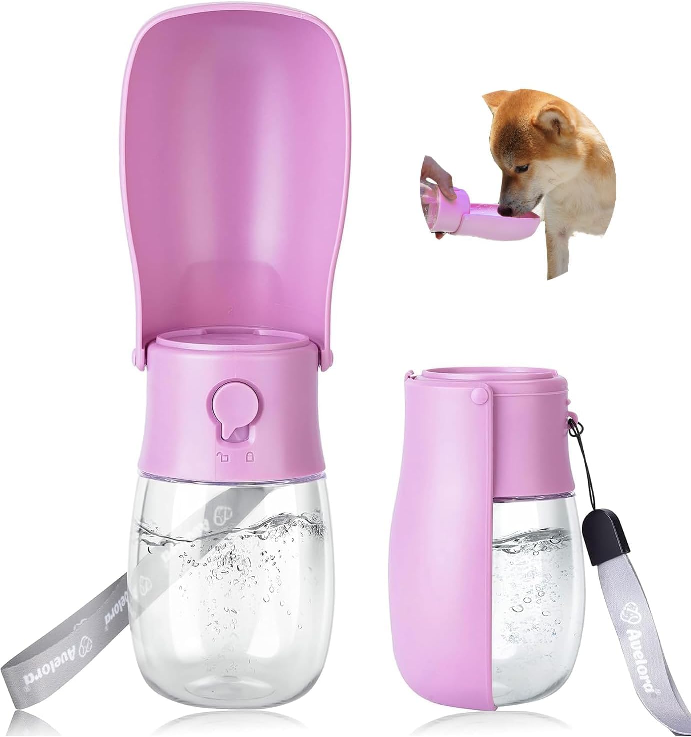 Foldable Dog Water Bottle, Portable Water Dispenser for Cat, Rabbit, Puppy and Small Animals, the Perfect Dog Gifts and Dishwasher Safe Pet Accessories for Walking, Hiking, Travel - Image 11