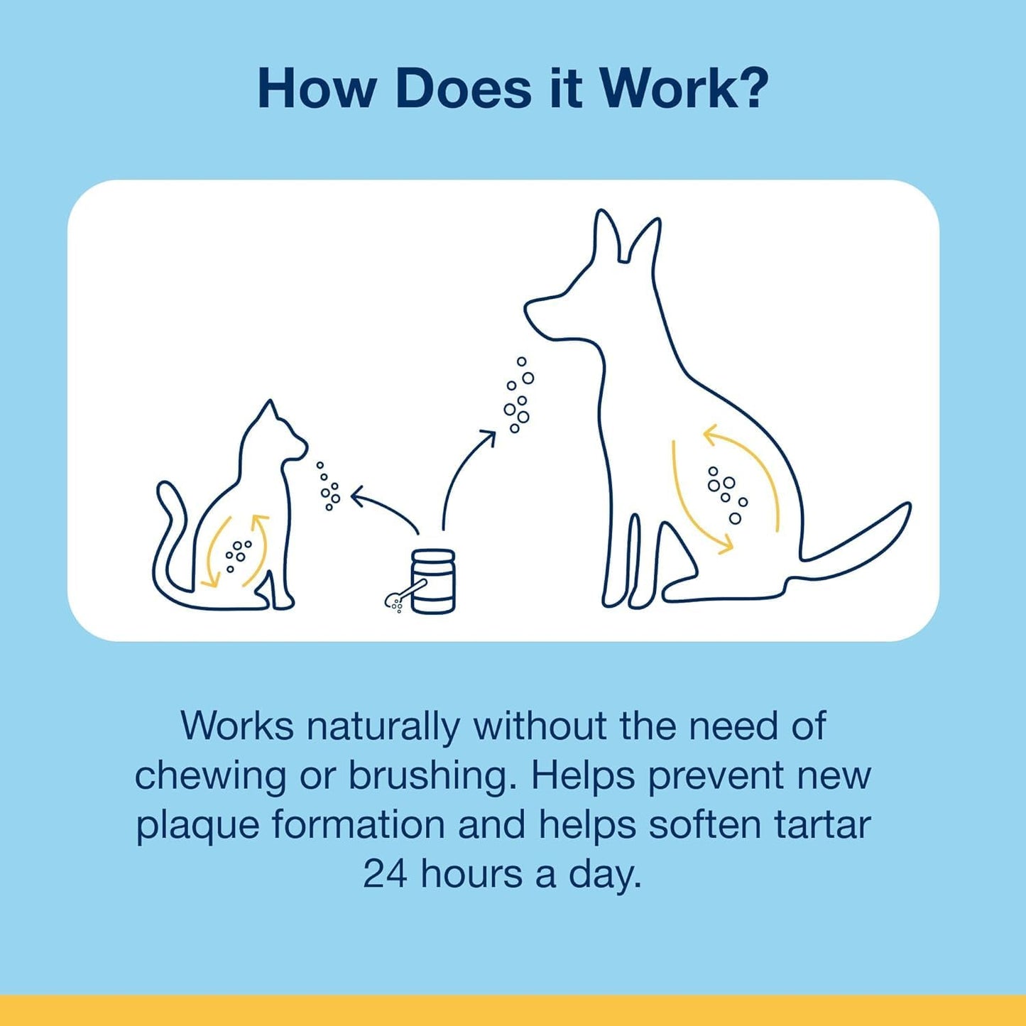 Authentic ProDen PlaqueOff dental powder for cats