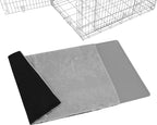 Explore Land dog crate pan cover front view plush kennel liner