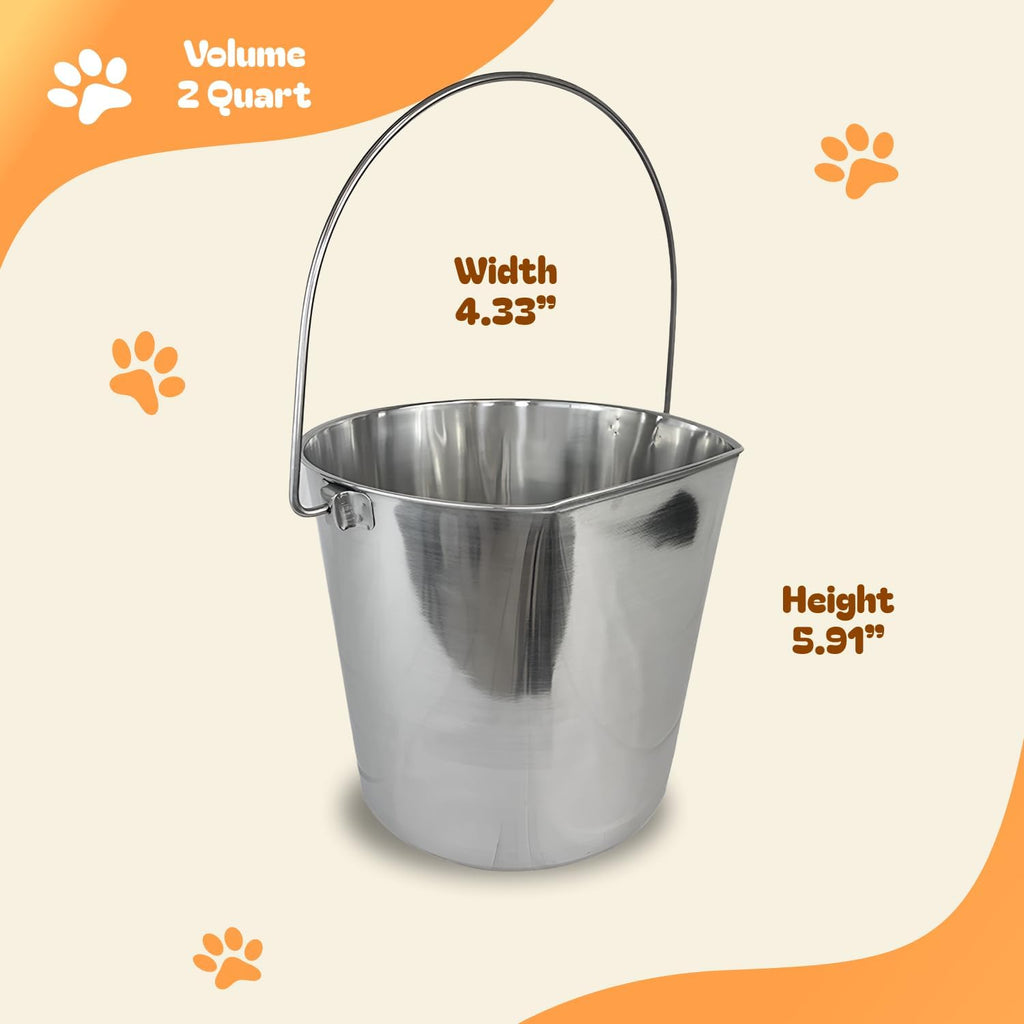 Advance Pet Products food and water pail for kennel
